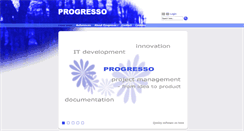 Desktop Screenshot of progresso.dk